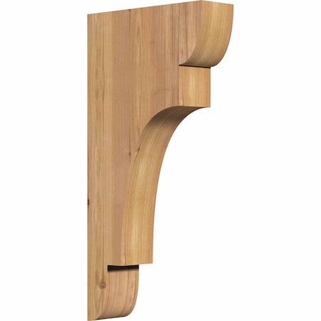 Ekena Millwork New Brighton Smooth Corbel, Western Red Cedar, 3 1/2"W x 12"D x 24"H COR04X12X24NEB00SWR